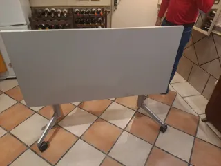 Mesa oficina plegable gris