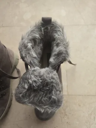 Botas de invierno Legero grises con pelo