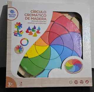 Círculo Cromático de Madera Mundo Diver