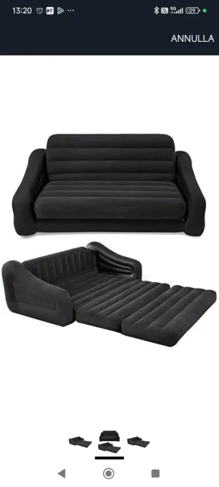 Divano gonfiabile 1.93m x 2.21m x 66cm