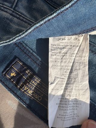 Pantalón Jack & Jones Slim Fit Azul talla L