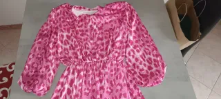 Vestito primaverile donna fantasia leopardata