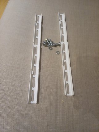 Soporte TV cristal y metal