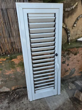 Reja mallorquina aluminio blanca