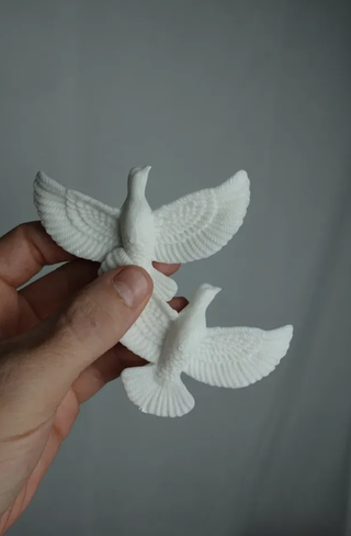 2 Tórtolas Árbol Navidad Solo en Casa 2