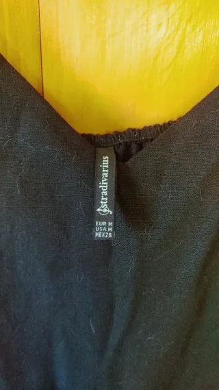 Mono negro tirantes Stradivarius Talla M