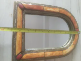 Espejo Arqueado con Marco Decorado