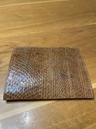 Nuovo Portafoglio vera pelle serpente