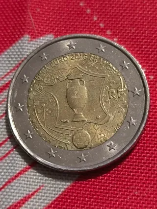 Moneta 2 Euro Francia UEFA EURO 2016