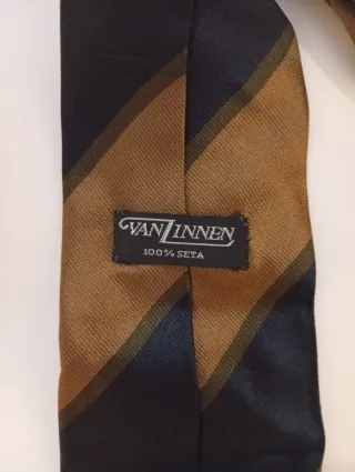 Corbata Vintage Van Linnen - 100% Seda