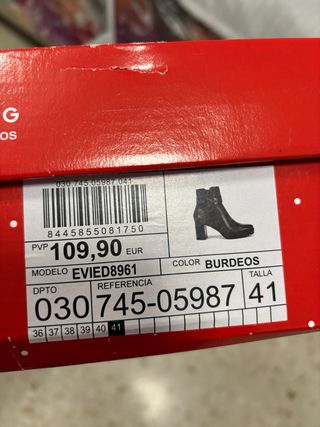 Botas Dorking Moradas Talla 41