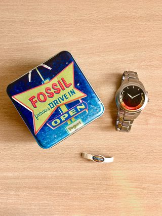 Fossil Big Tic JR-8115 Flame Dial | rare 00s reloj