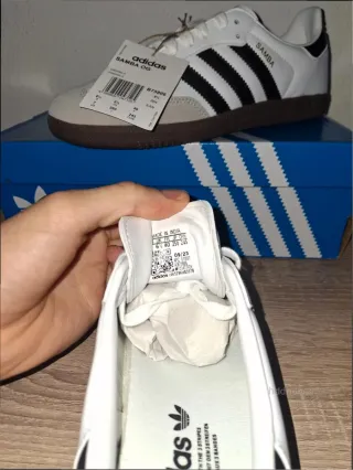 Adidas Samba OG Cloud White Core Black