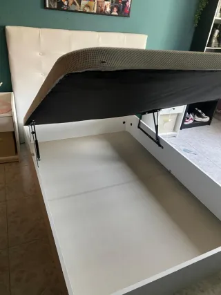 Cama canapé con colchón