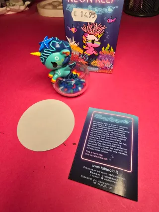 Tokidoki Neon Reef Mermicorno - Groovy Coral