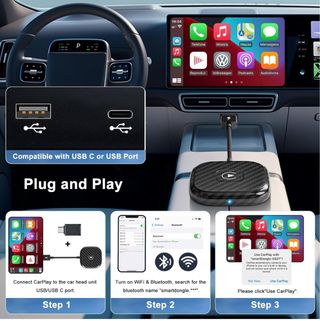 Adaptador CarPlay para Coche