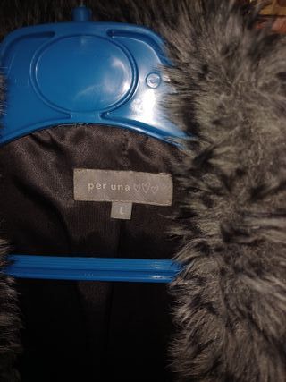 Chaqueta pelo Per Una gris talla M