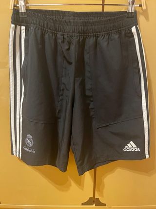 Pantalón corto Adidas Negro con bolsillos