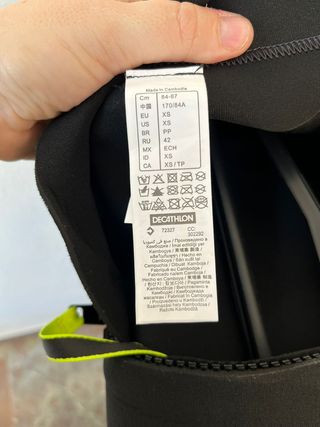 Traje de neopreno OLAIAN talla XS