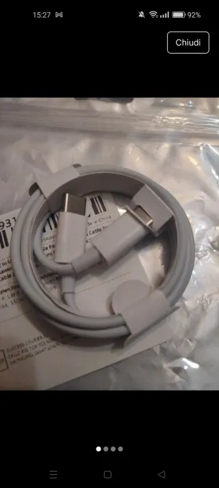 Cavo USB-C Samsung Xiaomi Oppo