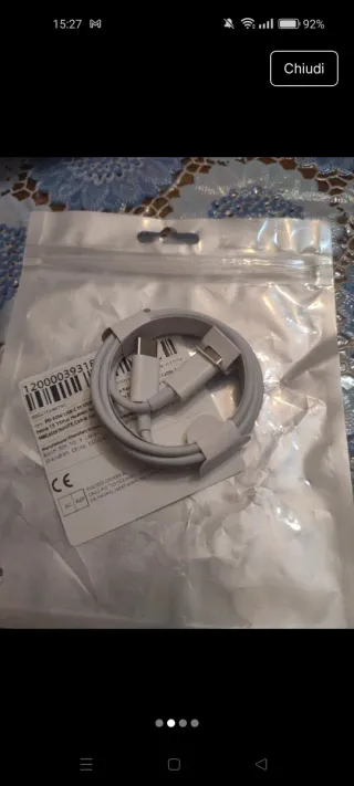 Cavo USB-C Samsung Xiaomi Oppo