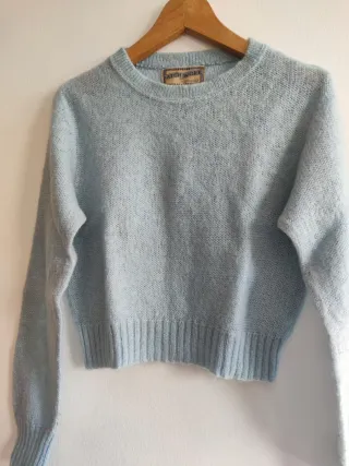 Jersey lana azul clarito, talla M, marca Torradas