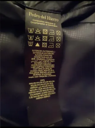 Chaqueta/ Abrigo Pedro del Hierro Hombre Azul