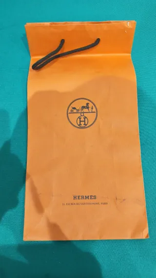 Hermes scatola e sacchetto arancioni