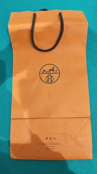 Hermes scatola e sacchetto arancioni
