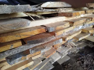 Madera de castaño y roble americano