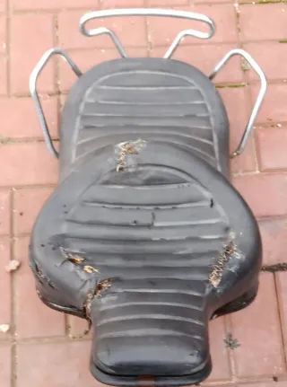 Asiento Harley Shovelhead , panhead, biplaza