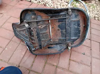 Asiento Harley Shovelhead , panhead, biplaza