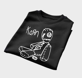 Korn Issues Camiseta Algodon Negro Unisex Metal