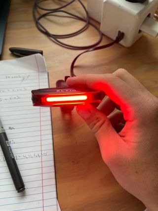 Luz trasera de bici recargable USB