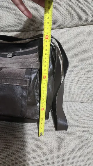 Bolso Piel Mandarina Duck Marrón Nuevo