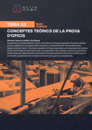 Temari Bombers de la Generalitat Òptim Academia