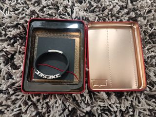 Pulsera Diesel Negra y Plateada