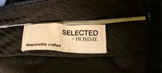 Traje Selected Homme cuadros azul/gris