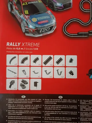 Scalextric Compact Rally Xtreme con Loops