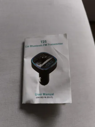 Transmisor FM Bluetooth Coche T25