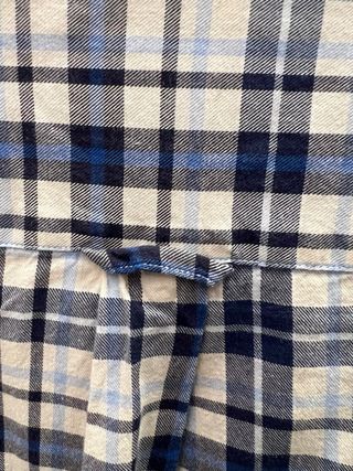 Camisa Barbour cuadros azul y blanco Talla M