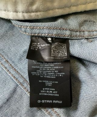 Chaqueta vaquera hombre de G-Star Raw (M)