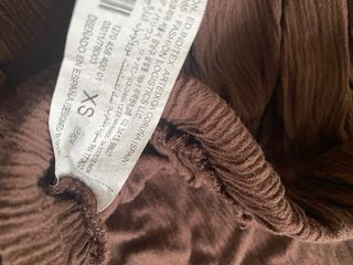 Falda larga marrón Stradivarius Talla XS