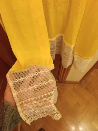 Chaqueta Zara Amarilla Talla M