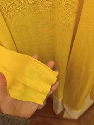 Chaqueta Zara Amarilla Talla M