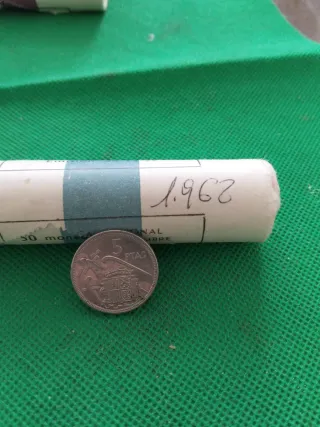 Cartucho 5 Pesetas franco ,1968