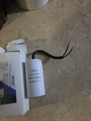 Condensador CBB60 12uF 450VAC