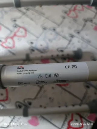 Silla para ducha regulable en altuna