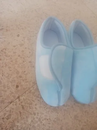 Zapatillas cómodas azul talla 39.5