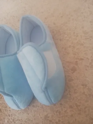 Zapatillas cómodas azul talla 39.5